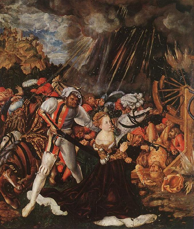 CRANACH, Lucas the Elder The Martyrdom of St Catherine gdf oil painting picture